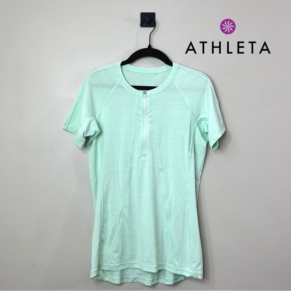 Athleta Short Sleeve Cycling Top - Picture 1 of 13